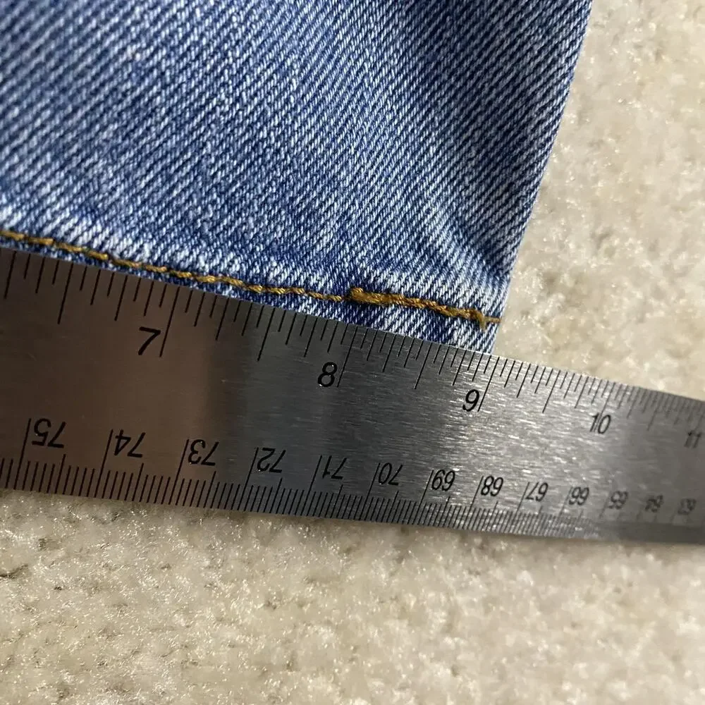 Y2K Levis 505 Jeans Mens 40x30 Blue Regular Fit Straight Leg Denim Medium Wash